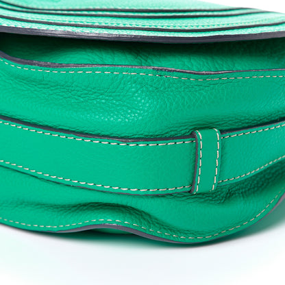Chloe Grained Calfskin Medium Marcie Saddle Bag Jade 10 of 11