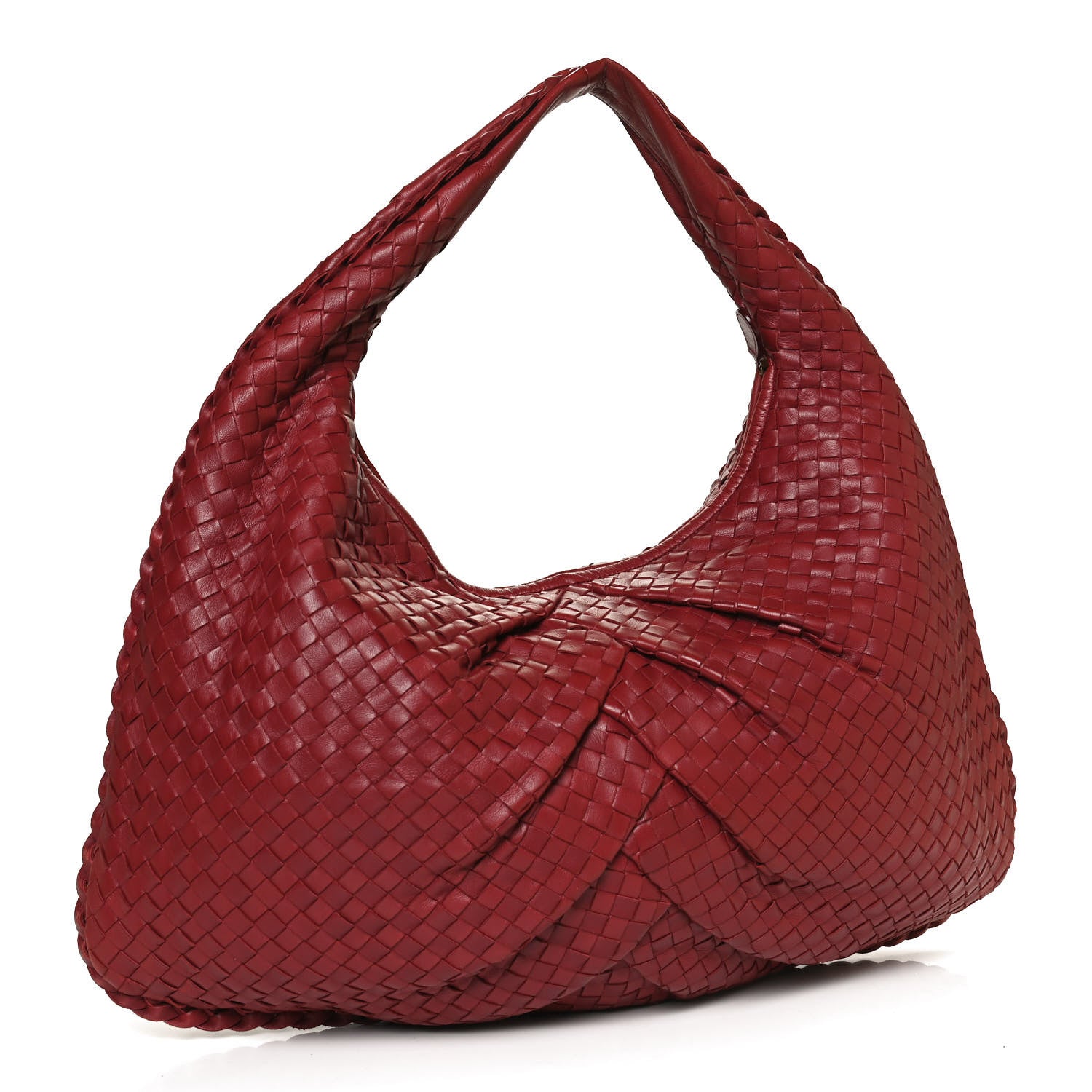 Bottega Veneta Nappa Intrecciato Pleated Large Veneta Hobo Eclipse 4 of 12
