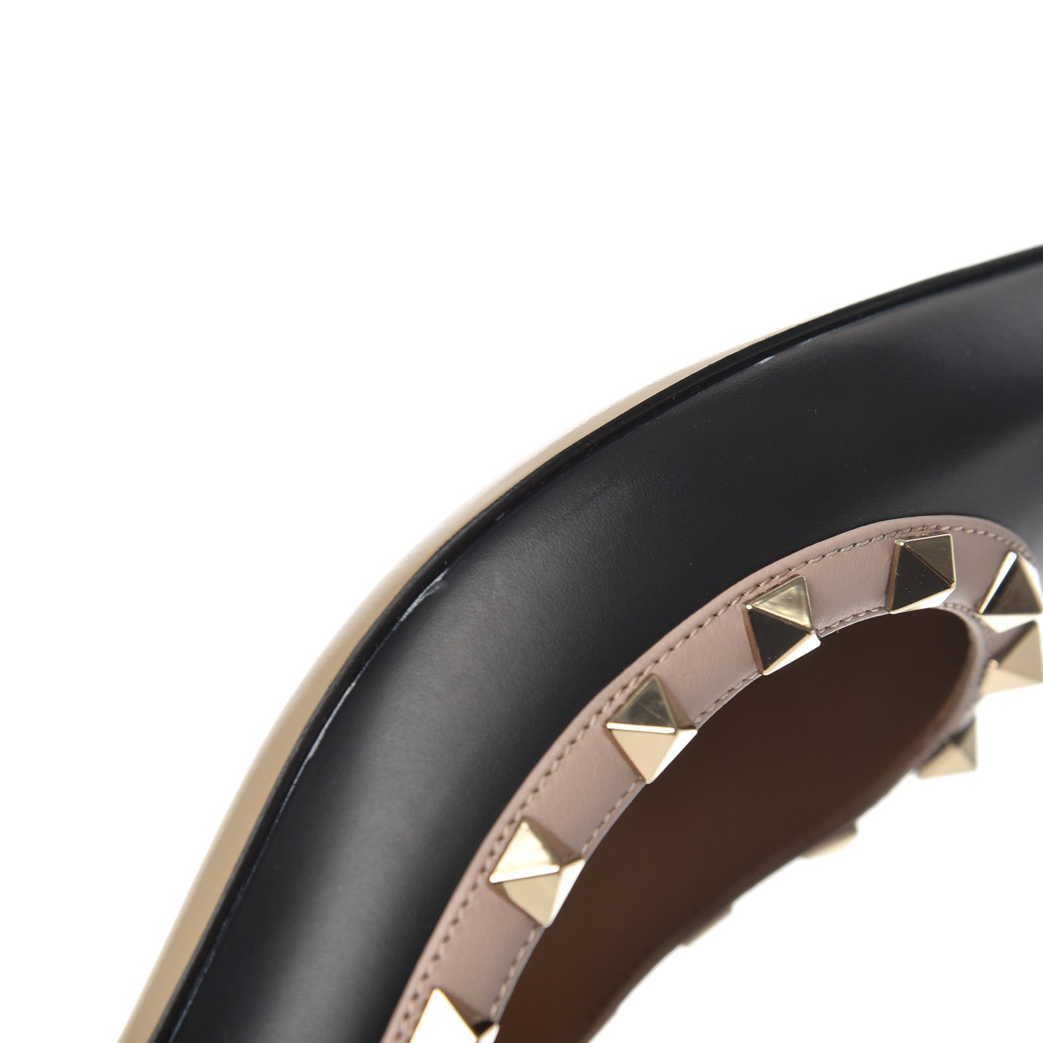 Valentino Garavani Nappa Rockstud 50mm Pumps 37 Black Poudre 13 of 14