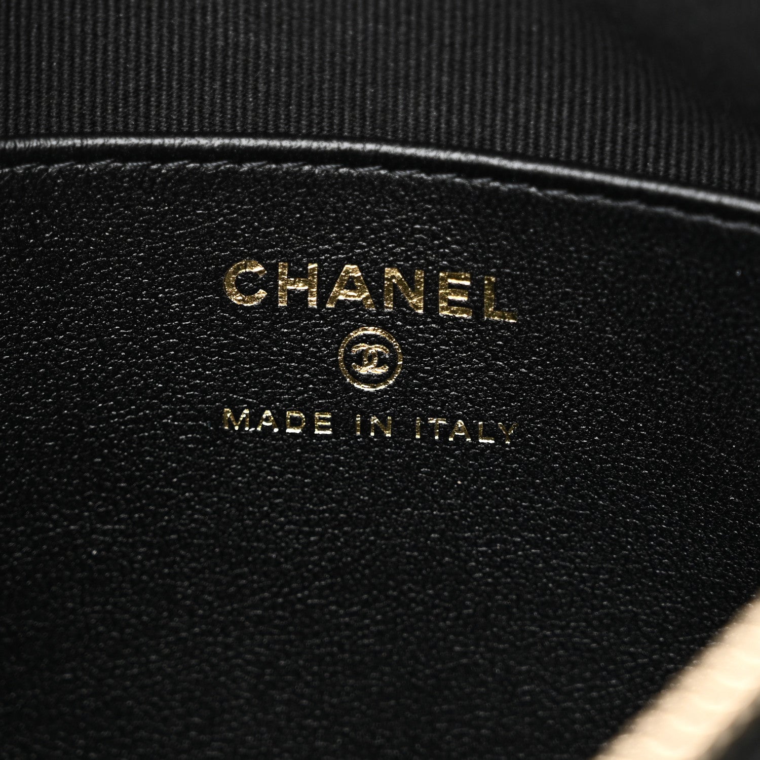 Chanel Shiny Crumpled Lambskin Quilted Small Preppy Pocket Clutch With Chain Black 6 of 10