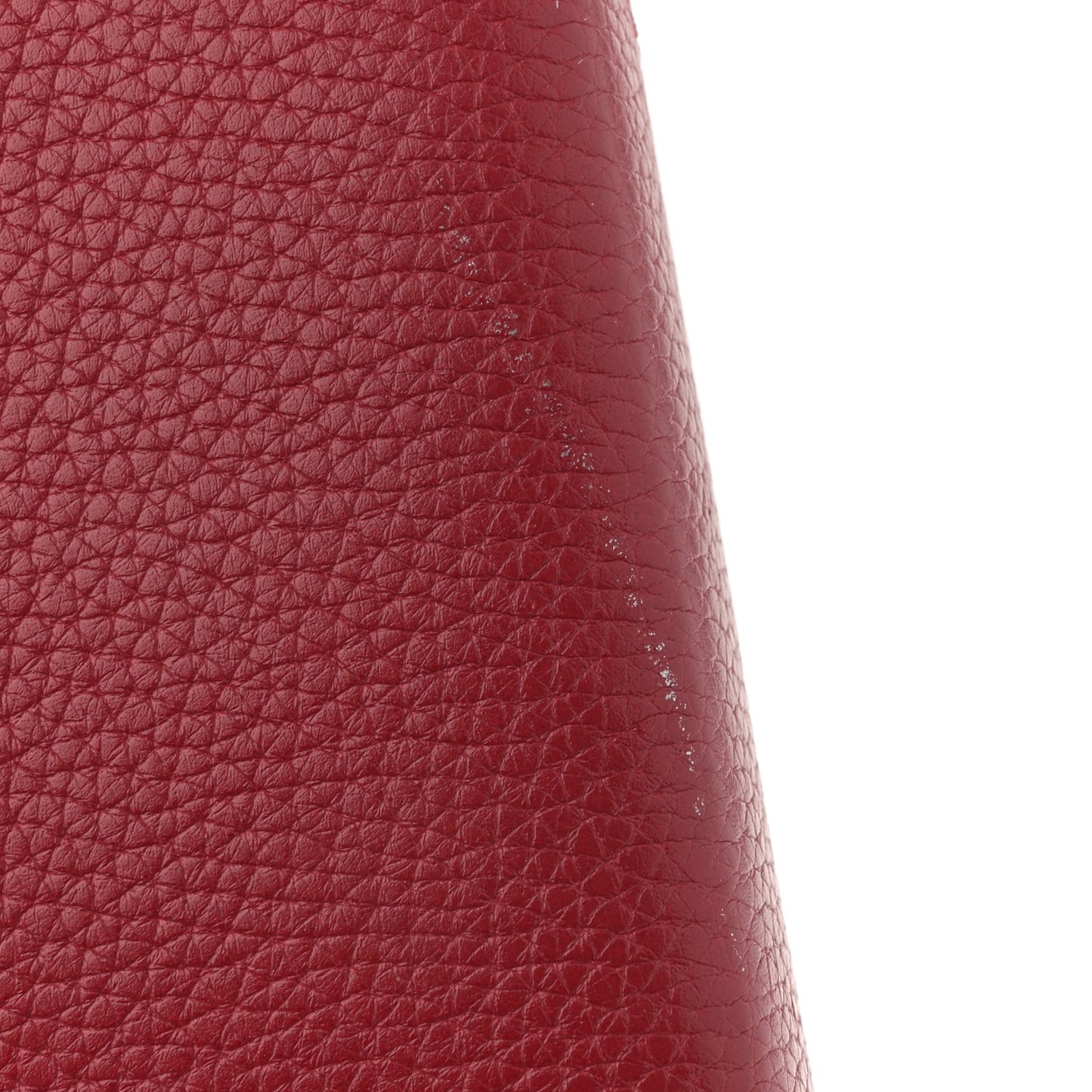 Calfskin GG Marmont Chain Wallet Vulcanic Red