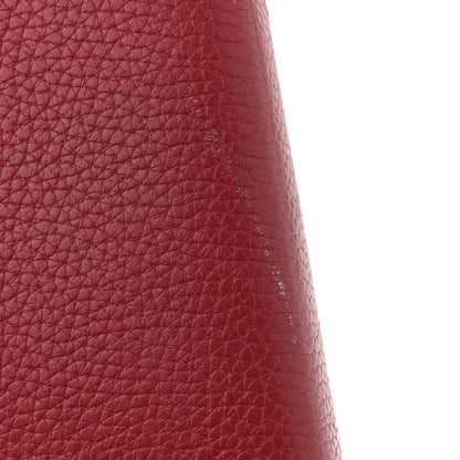 Gucci Calfskin GG Marmont Chain Wallet Vulcanic Red 12 of 12