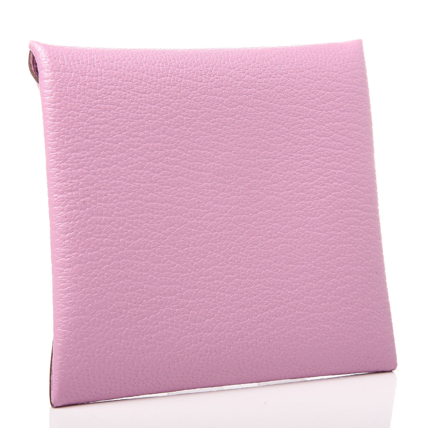 Hermes Chevre Mysore Bastia Coin Purse Mauve Sylvestre 3 of 10