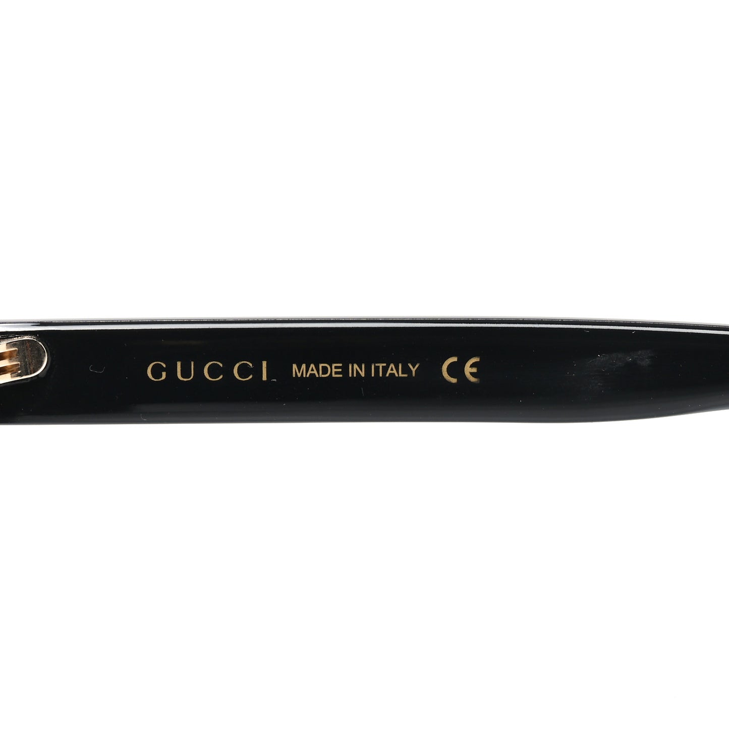 Acetate Oversize Stripe Sunglasses GG0328S Black Multi