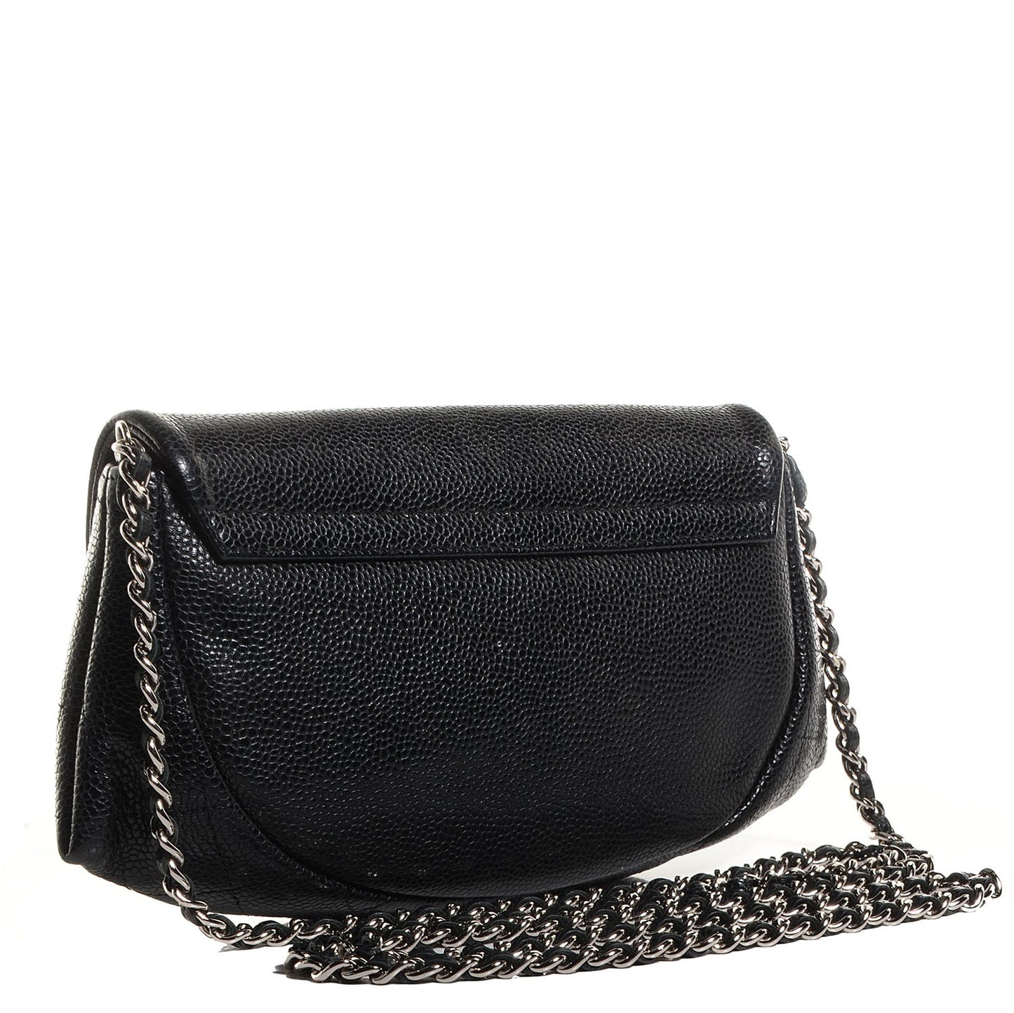 Caviar Half Moon Wallet On Chain WOC Black