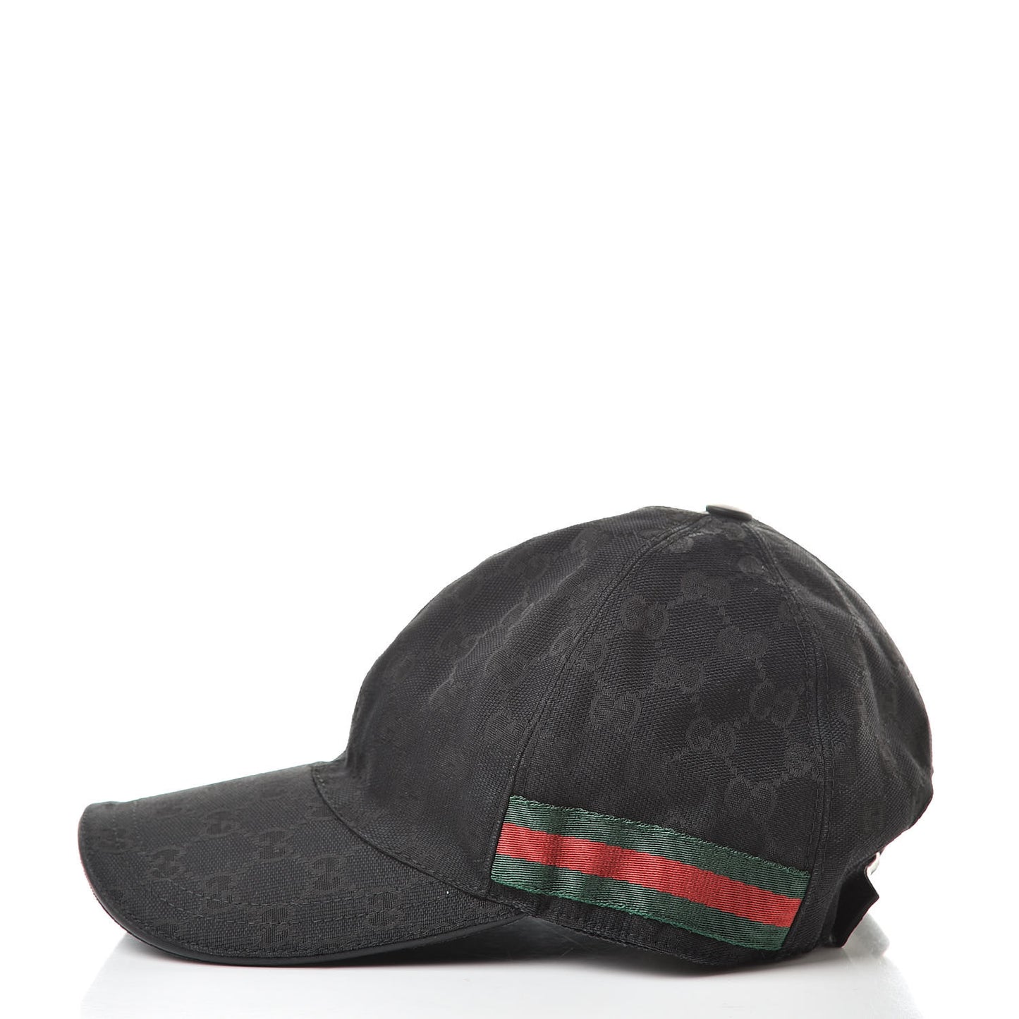Monogram Web Baseball Hat M Black