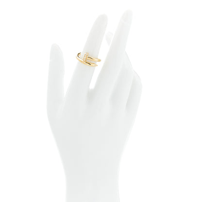 Cartier 18K Yellow Gold Diamond Juste Un Clou Ring 51 5.75 2 of 6