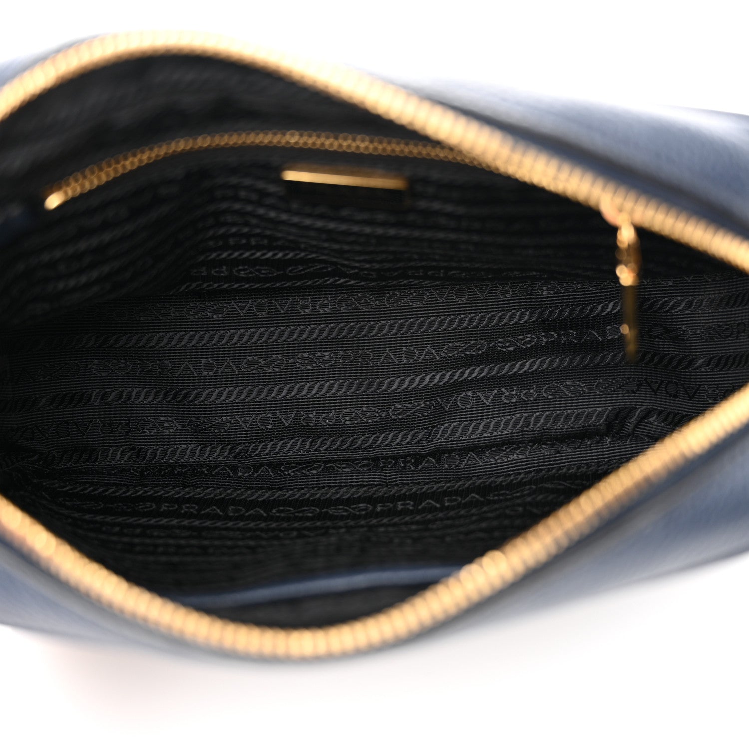 Prada Vitello Daino Mini Camera Crossbody Bag Baltico 5 of 13