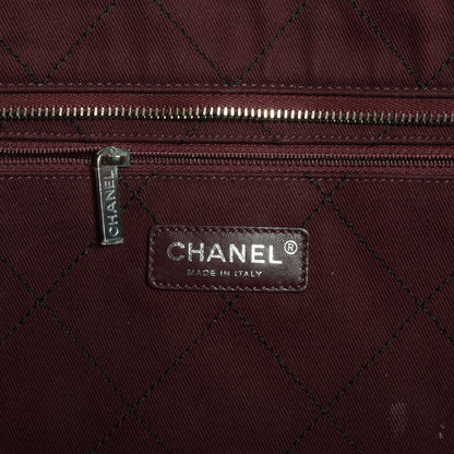 Chanel Grained Calfskin Large Shopping Fever Tote Black 6 of 7