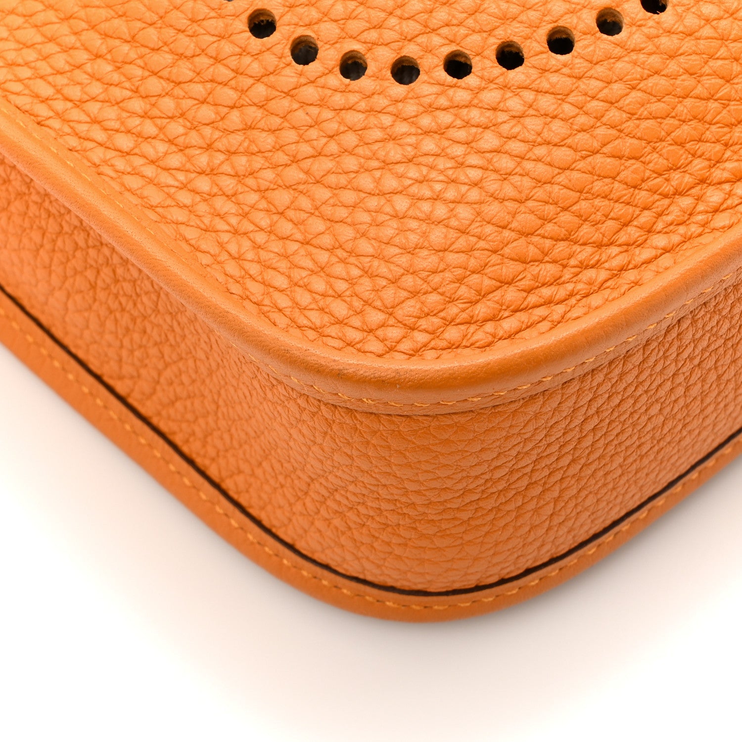 Hermes Taurillon Clemence Evelyne TPM Abricot 11 of 12