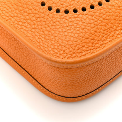 Hermes Taurillon Clemence Evelyne TPM Abricot 11 of 12