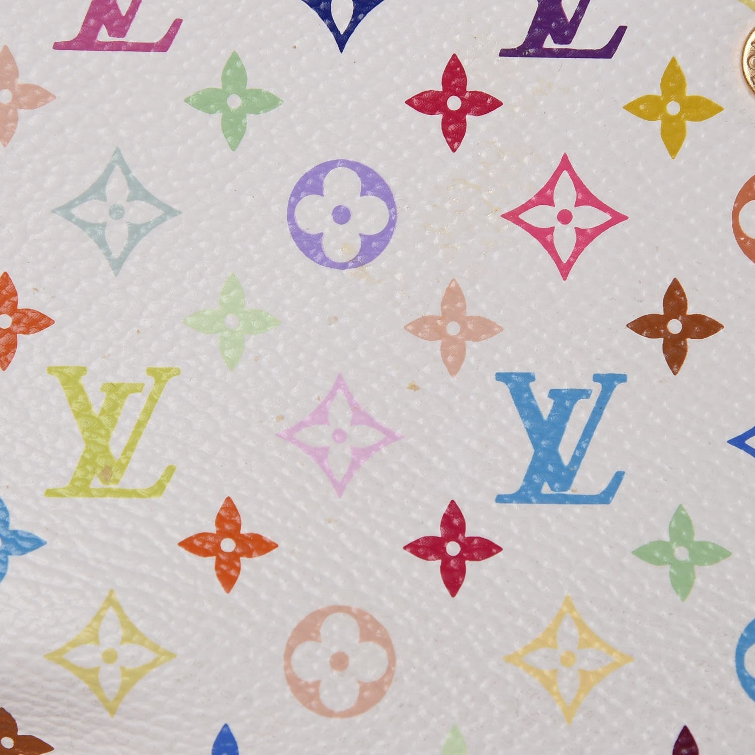 Louis Vuitton Monogram Multicolor Porte Tresor International Wallet White 10 of 11