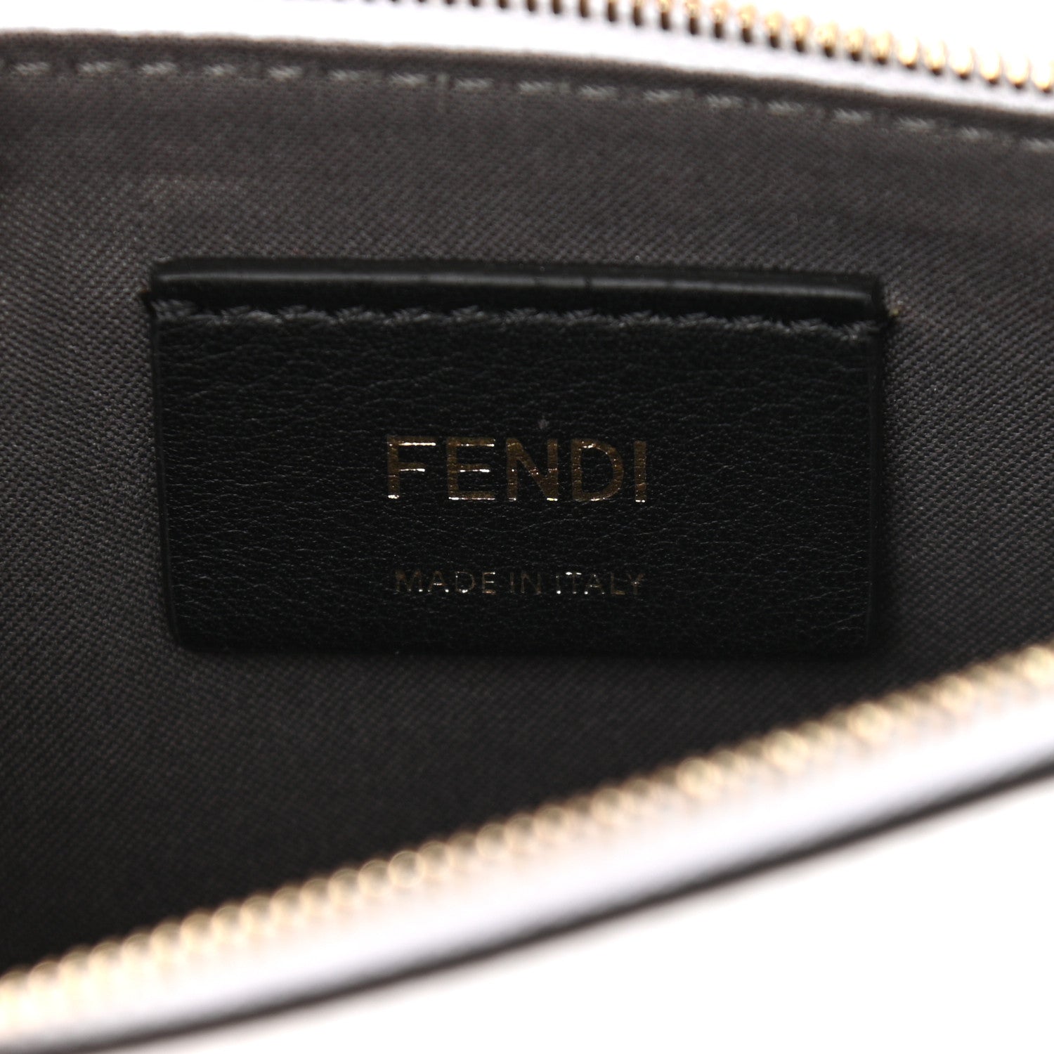 Fendi Vitello Cruise F is Fendi Medium Envelope Wallet on Chain Optical White 6 of 12