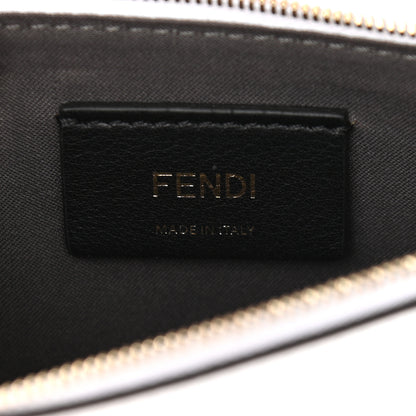 Fendi Vitello Cruise F is Fendi Medium Envelope Wallet on Chain Optical White 6 of 12