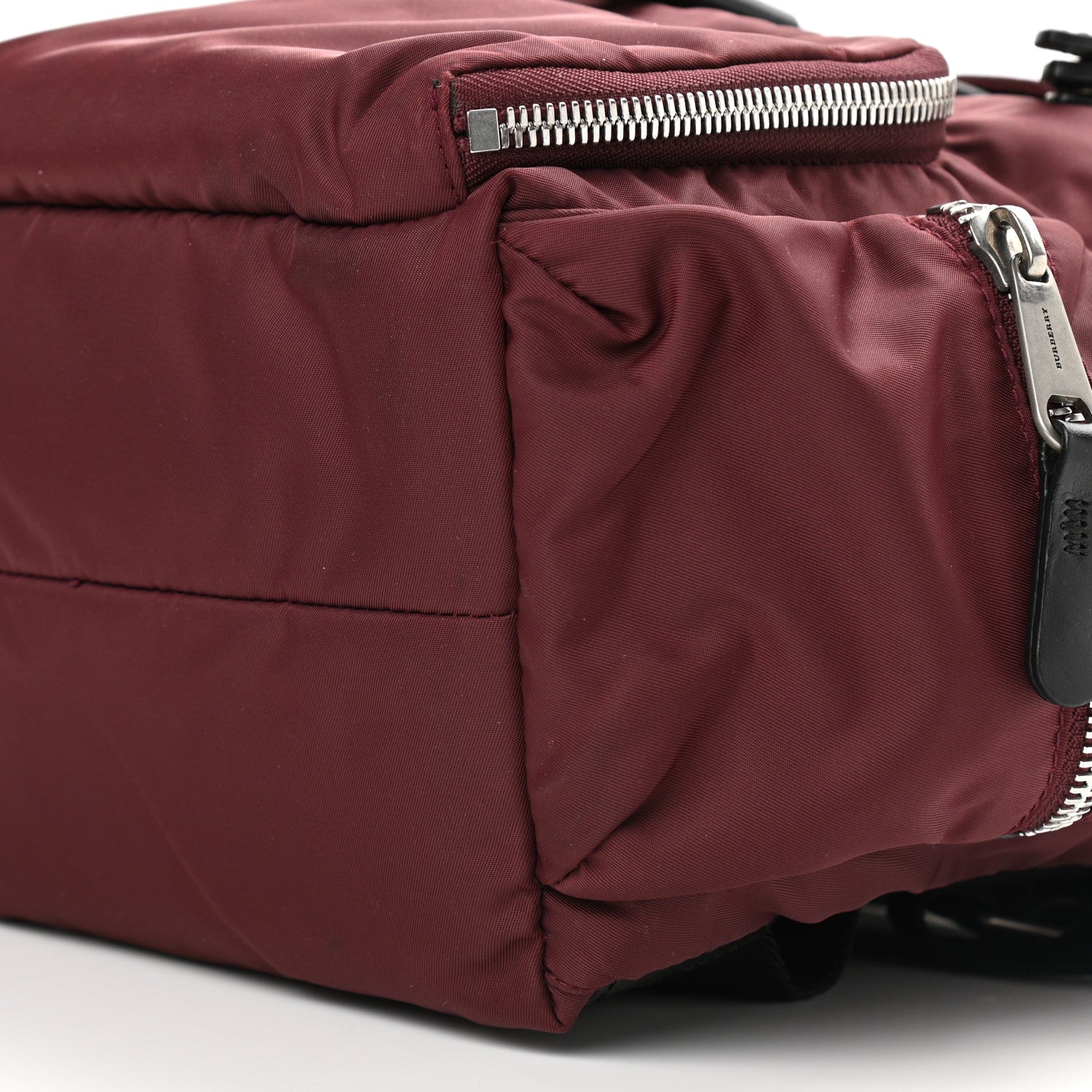 Burberry Nylon Puffer Medium Rucksack Backpack Burgundy 9 of 10