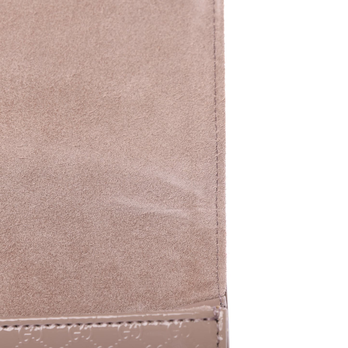 Patent Microguccissima Small Broadway Clutch Dark Cipria