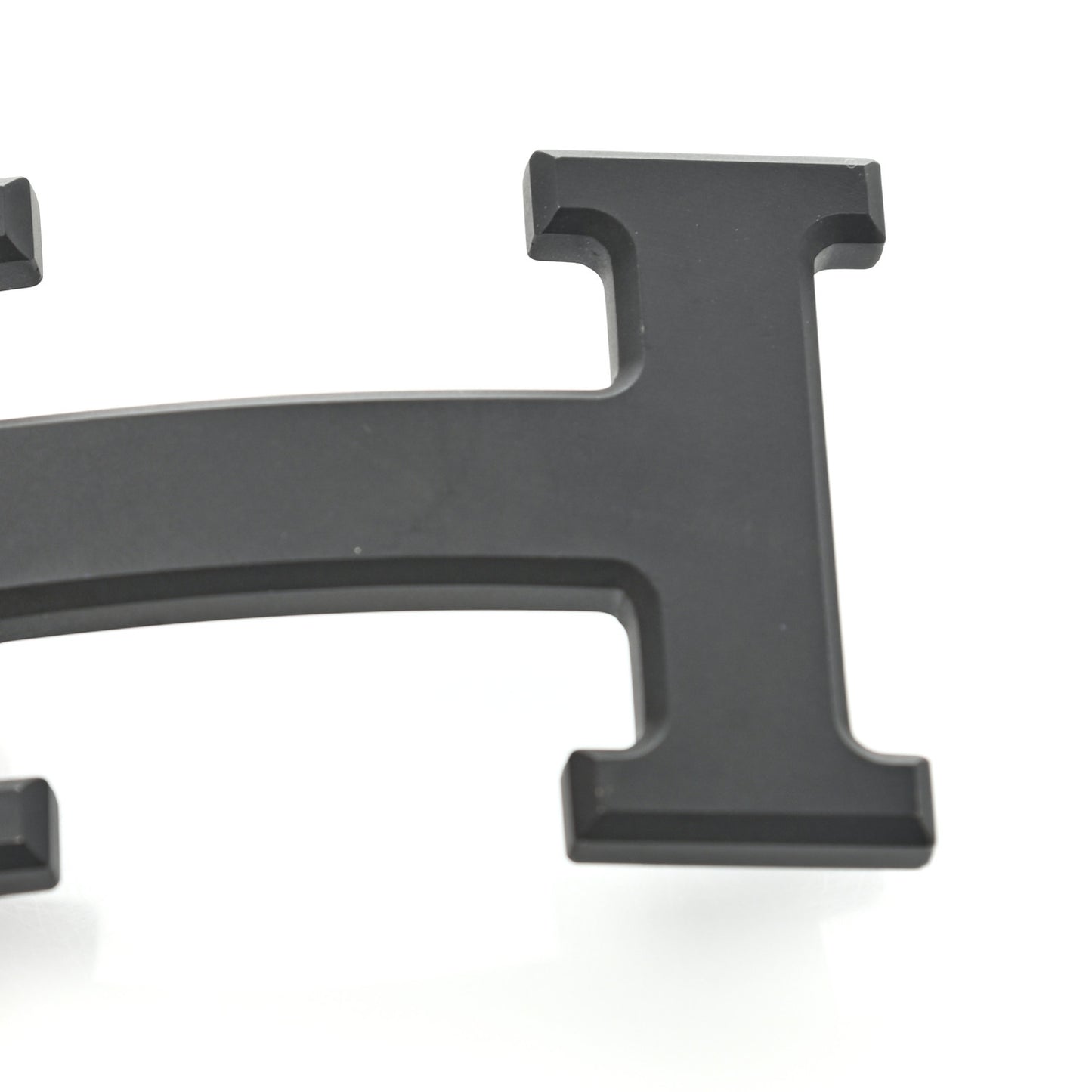 PVD Plated 32mm H Belt Buckle Black