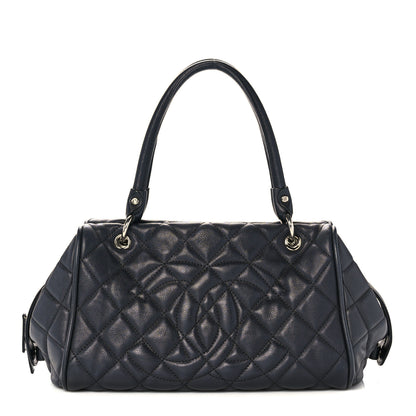 Chanel Caviar Quilted CC Timeless Bowler Black 1 of 10