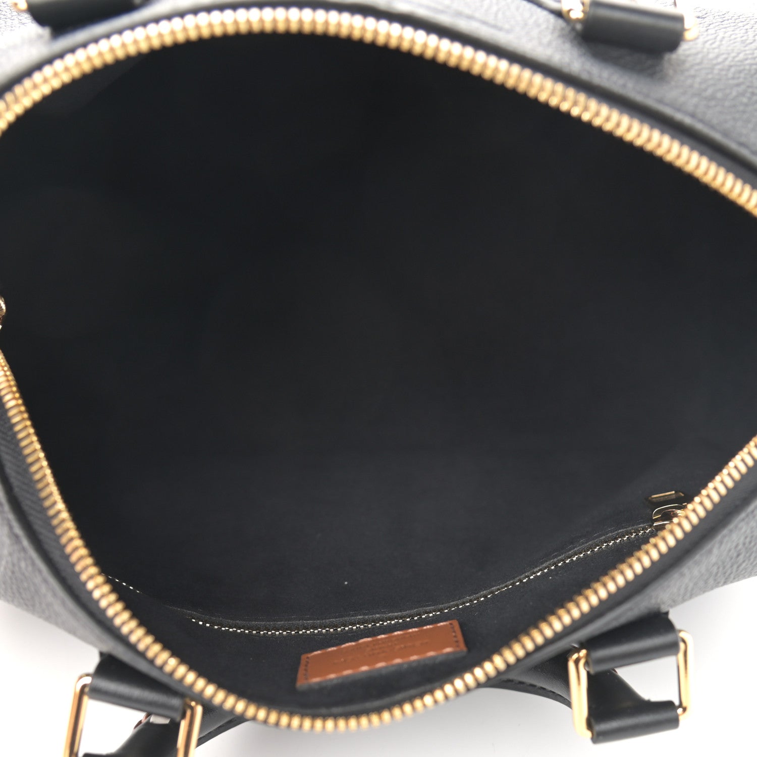 Louis Vuitton Empreinte Monogram Giant Wild At Heart Speedy Bandouliere 25 Black 5 of 9