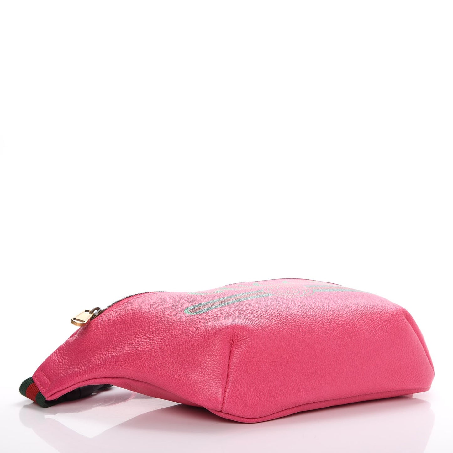 Grained Calfskin Logo Belt Bag Pink