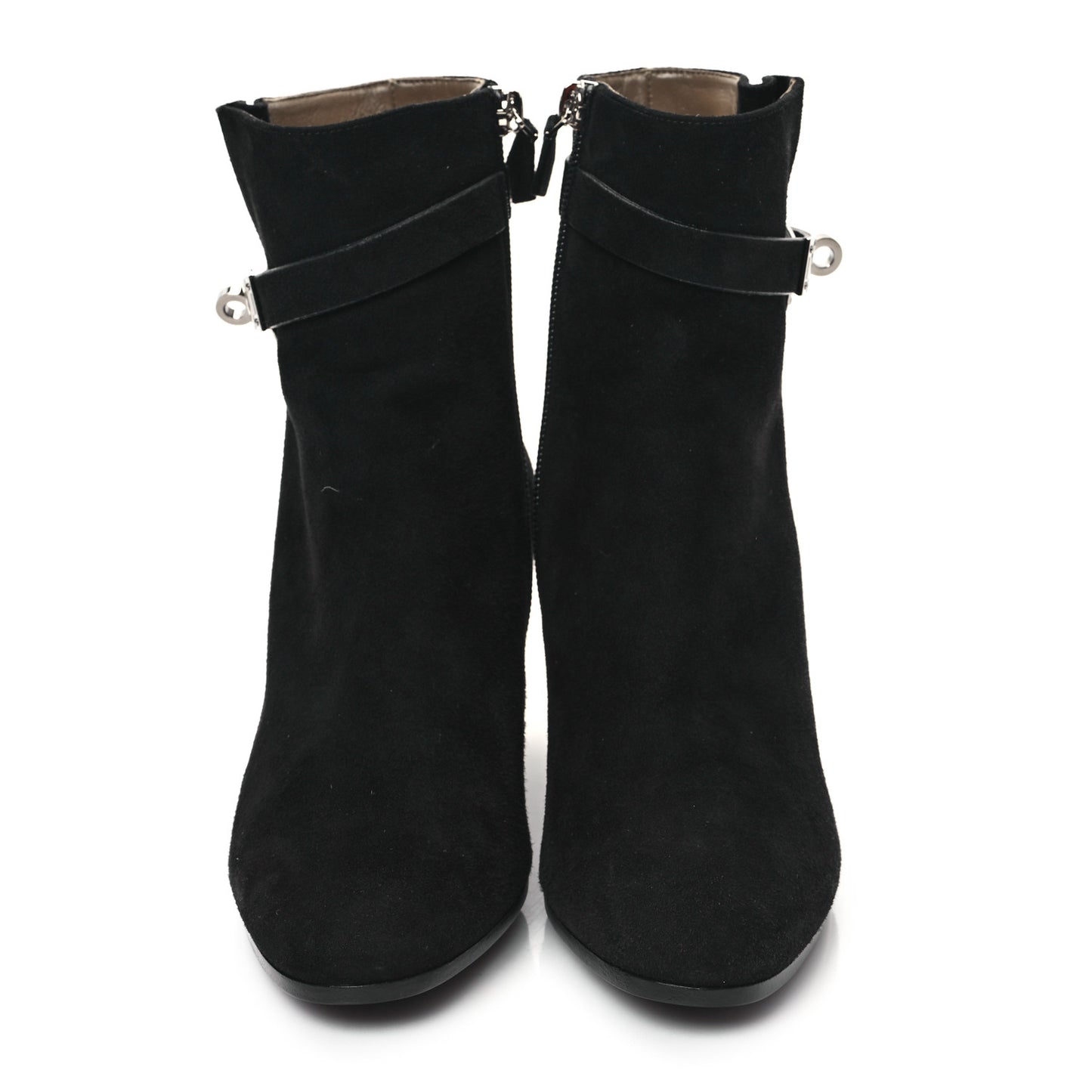 Suede Goatskin Saint Germain Ankle Boots 36 Black