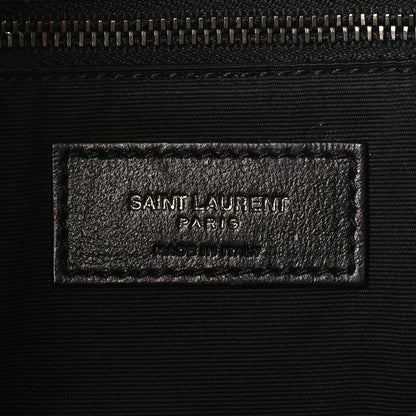 Saint Laurent Crinkled Calfskin Matelasse Monogram Medium Niki Chain Satchel Dark Toffee 6 of 9