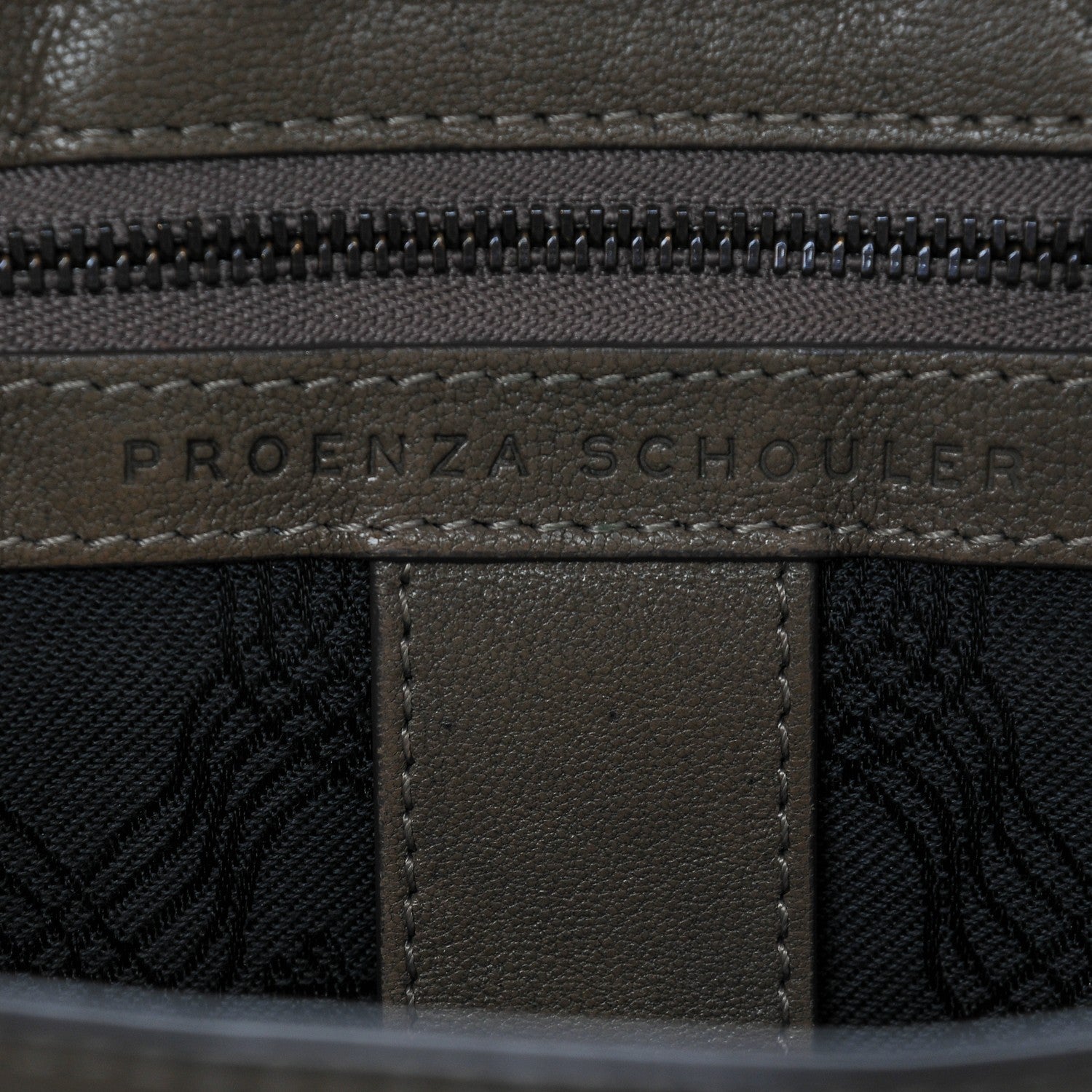 Proenza Schouler Lambskin Medium PS1 Satchel Smoke 6 of 8