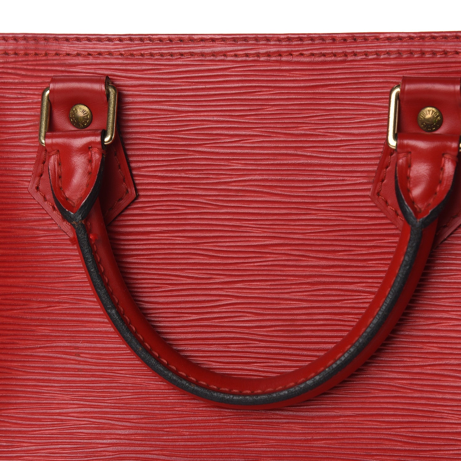 Louis Vuitton Epi Speedy 30 Castillan Red 9 of 20