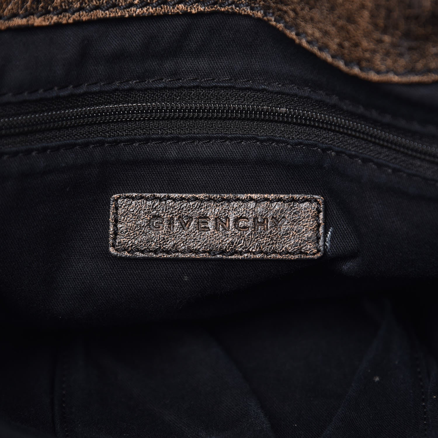 Givenchy Tumbled Sheepskin Eve Messenger Brown 6 of 16