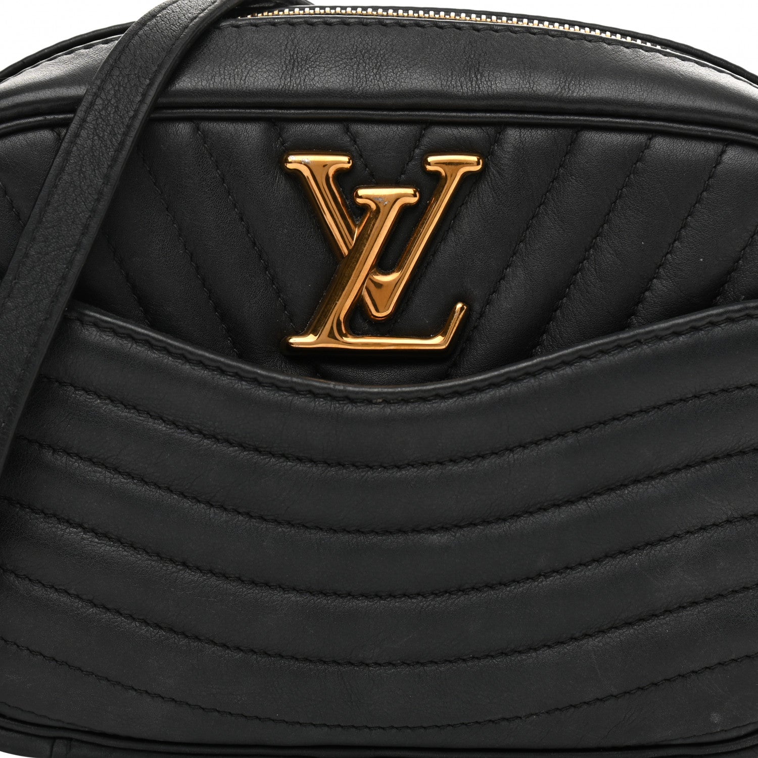Louis Vuitton Calfskin New Wave Camera Bag Black 8 of 10