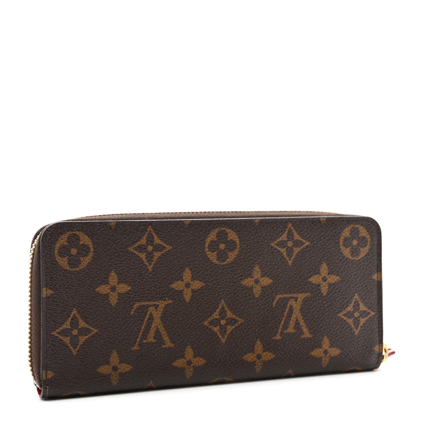 Monogram Clemence Wallet Fuchsia