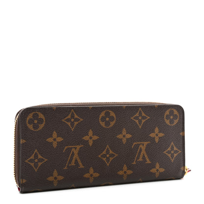 Louis Vuitton Monogram Clemence Wallet Fuchsia 3 of 9