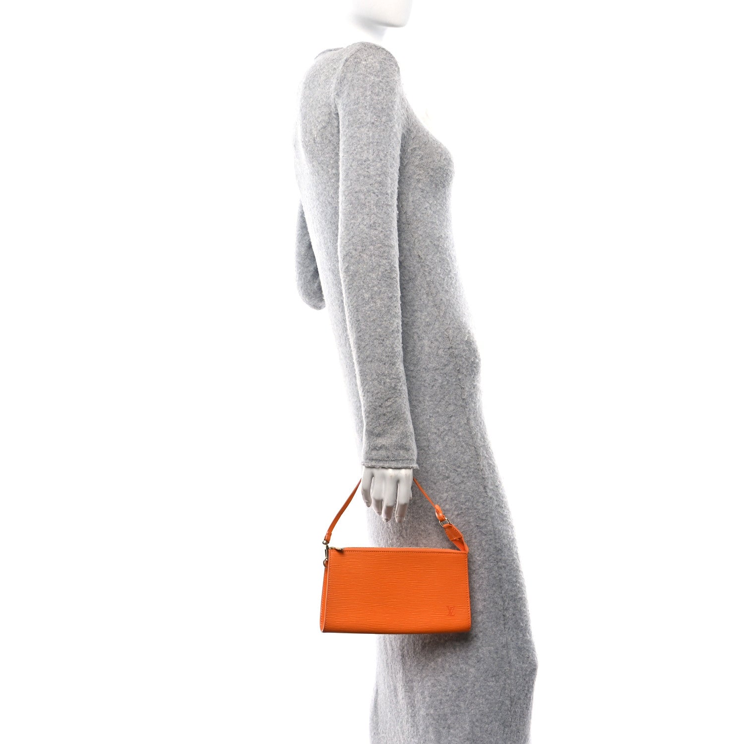 Louis Vuitton Epi Pochette Accessories 21 Mandarin 2 of 11