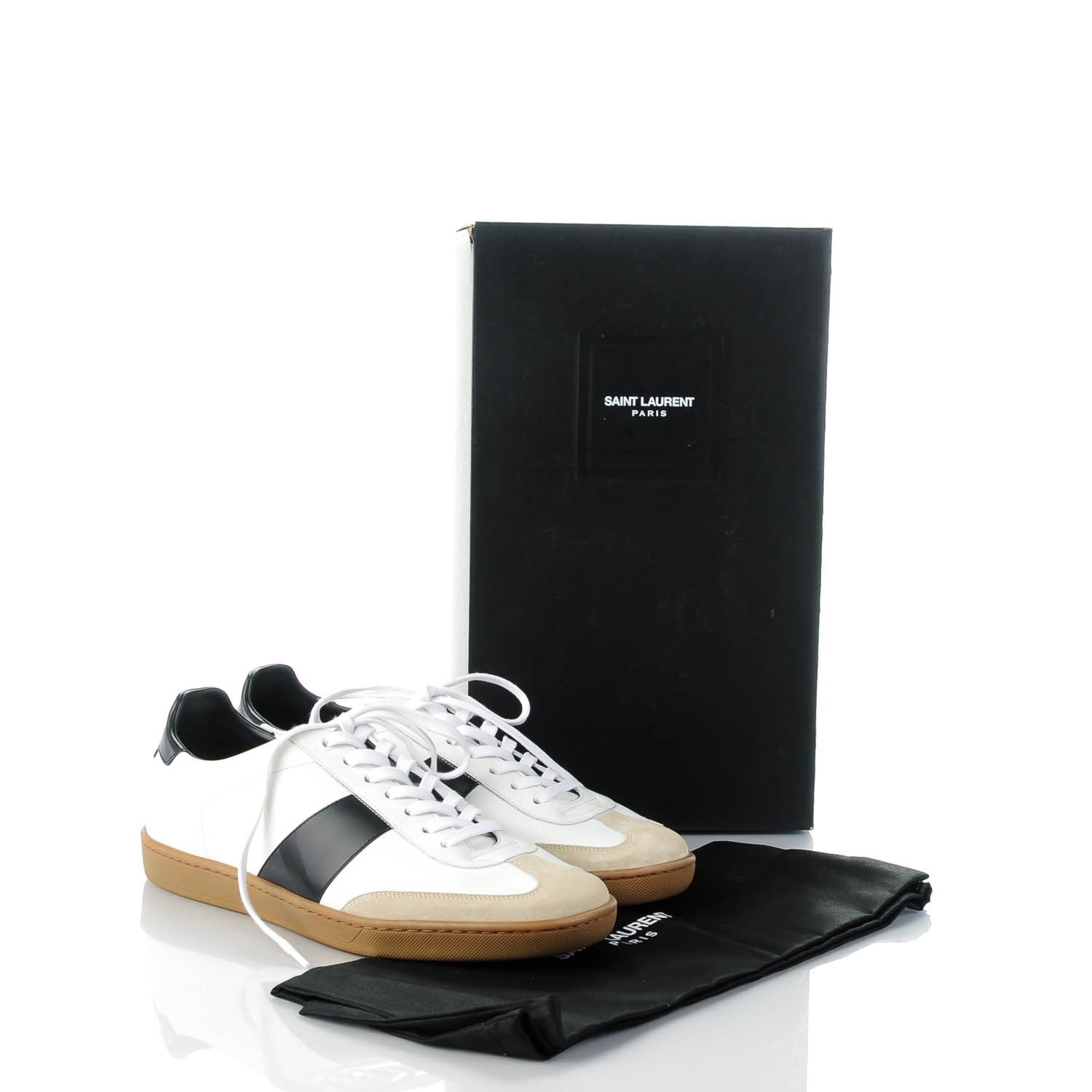 Saint Laurent Calfskin Wolly Sneakers 43.5 Geyser 6 of 7