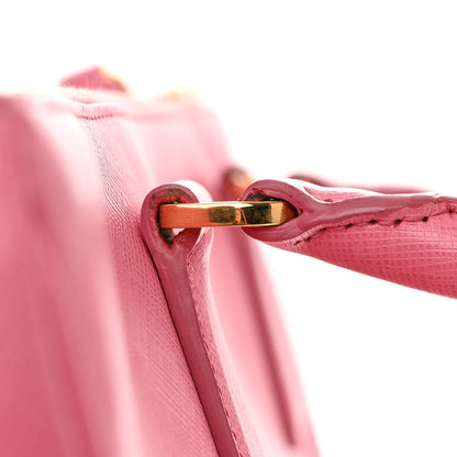 Prada Saffiano Galleria Double Zip Tote Geranio Geranio 10 of 10