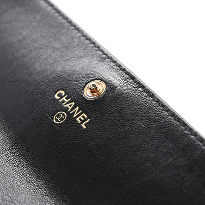 Chanel Lambskin Quilted Chanel 19 Flap Wallet Black 9 of 13