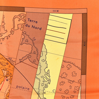 Hermes Silk Le Monde Est Vaste Scarf 90 3 of 3