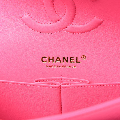 Chanel Caviar Quilted Medium Double Flap Pink 6 of 11
