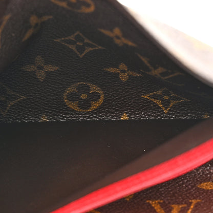 Louis Vuitton Monogram Josephine Wallet Red 6 of 9