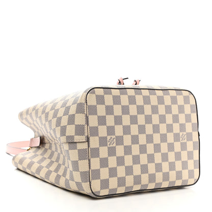 Louis Vuitton Damier Azur Neonoe MM Eau De Rose 4 of 14