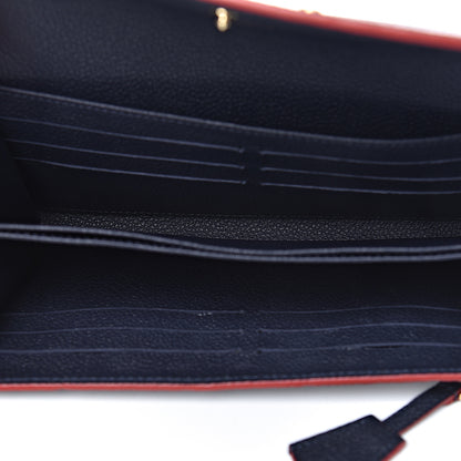 Louis Vuitton Empreinte Pont-Neuf Wallet Marine Rouge 5 of 8