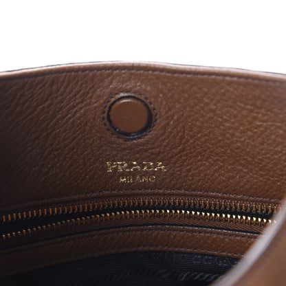 Prada Vitello Daino Hobo Brandy 5 of 8