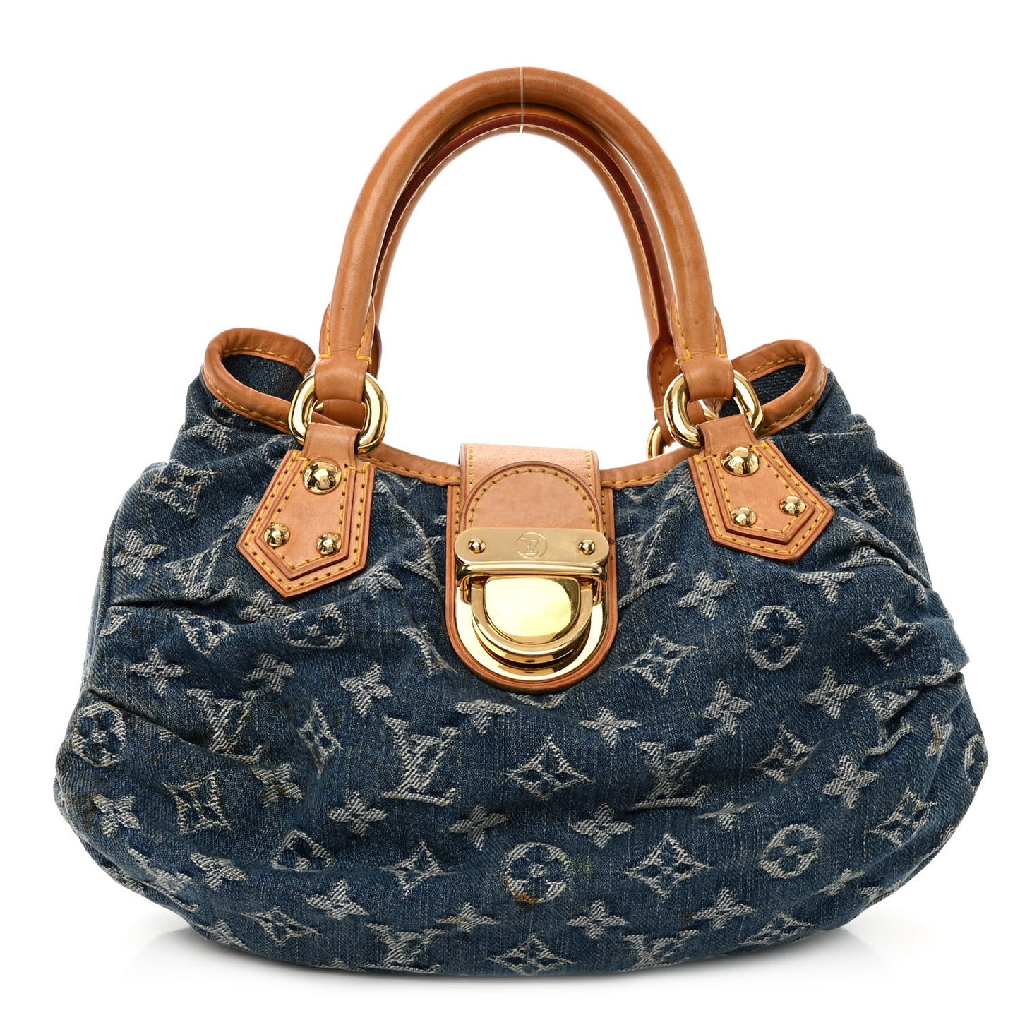 Monogram Denim Pleaty Blue