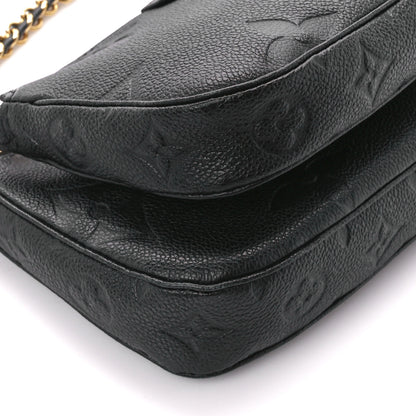 Louis Vuitton Empreinte Monogram Giant Multi Pochette Accessories Black 12 of 12
