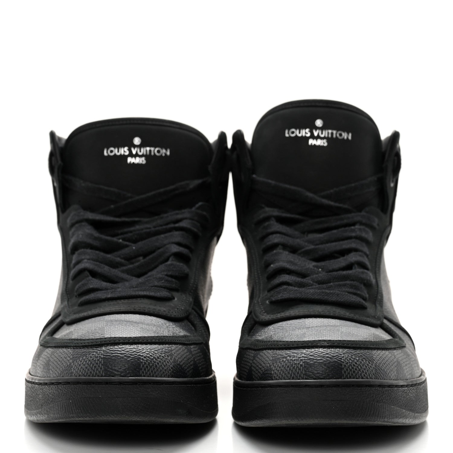 Louis Vuitton Damier Graphite Rivoli High Top Sneakers 10 2 of 11