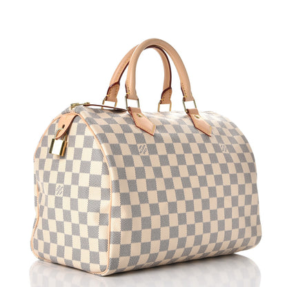 Louis Vuitton Damier Azur Speedy 30 3 of 8