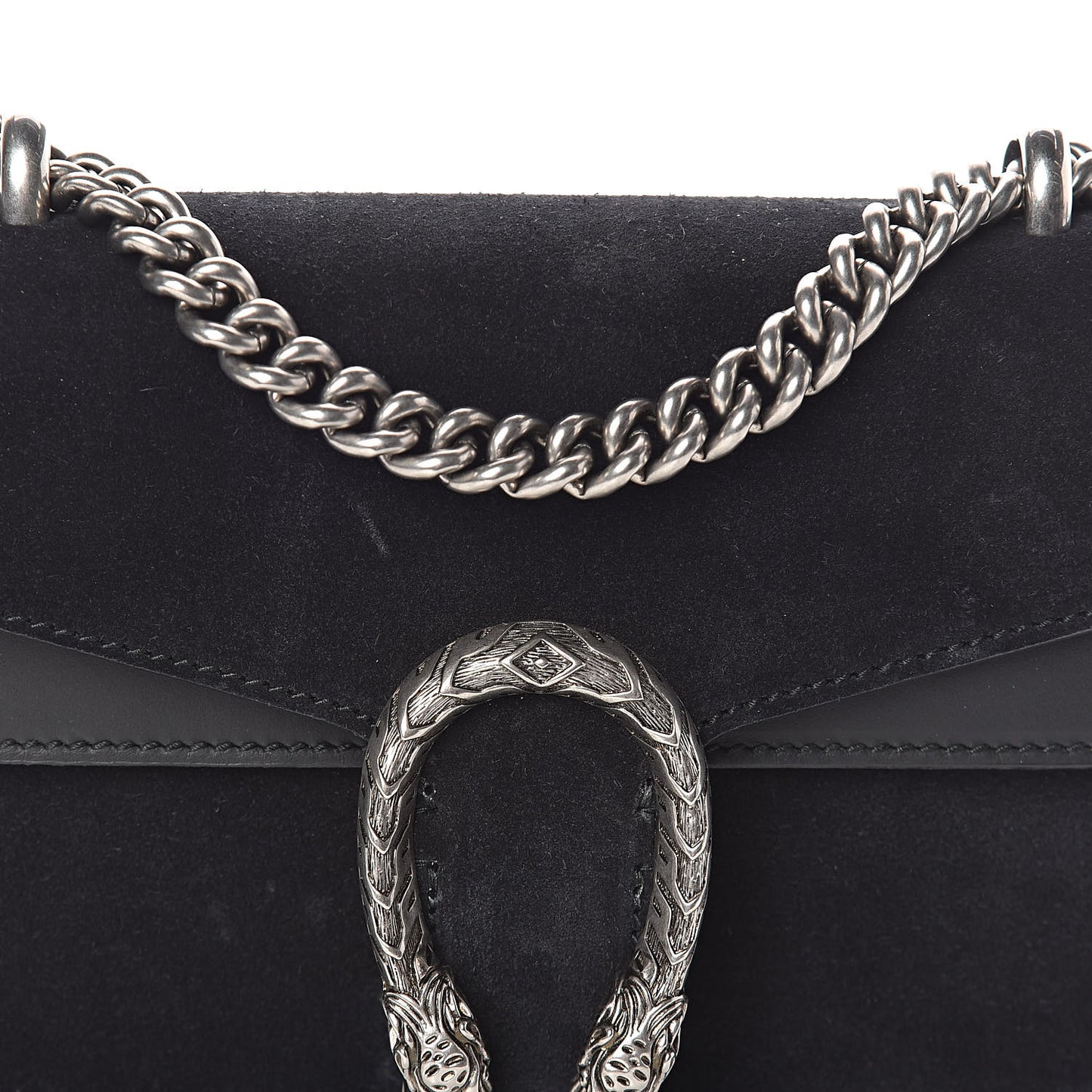 Suede Mini Dionysus Shoulder Bag Black
