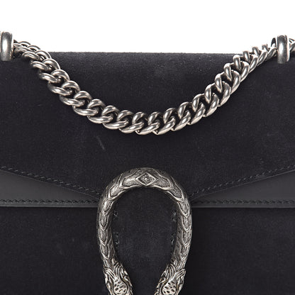 Gucci Suede Mini Dionysus Shoulder Bag Black 7 of 9