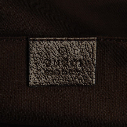 Gucci GG Monogram Medium Web Handle Vertical Tote Dark Brown 6 of 7