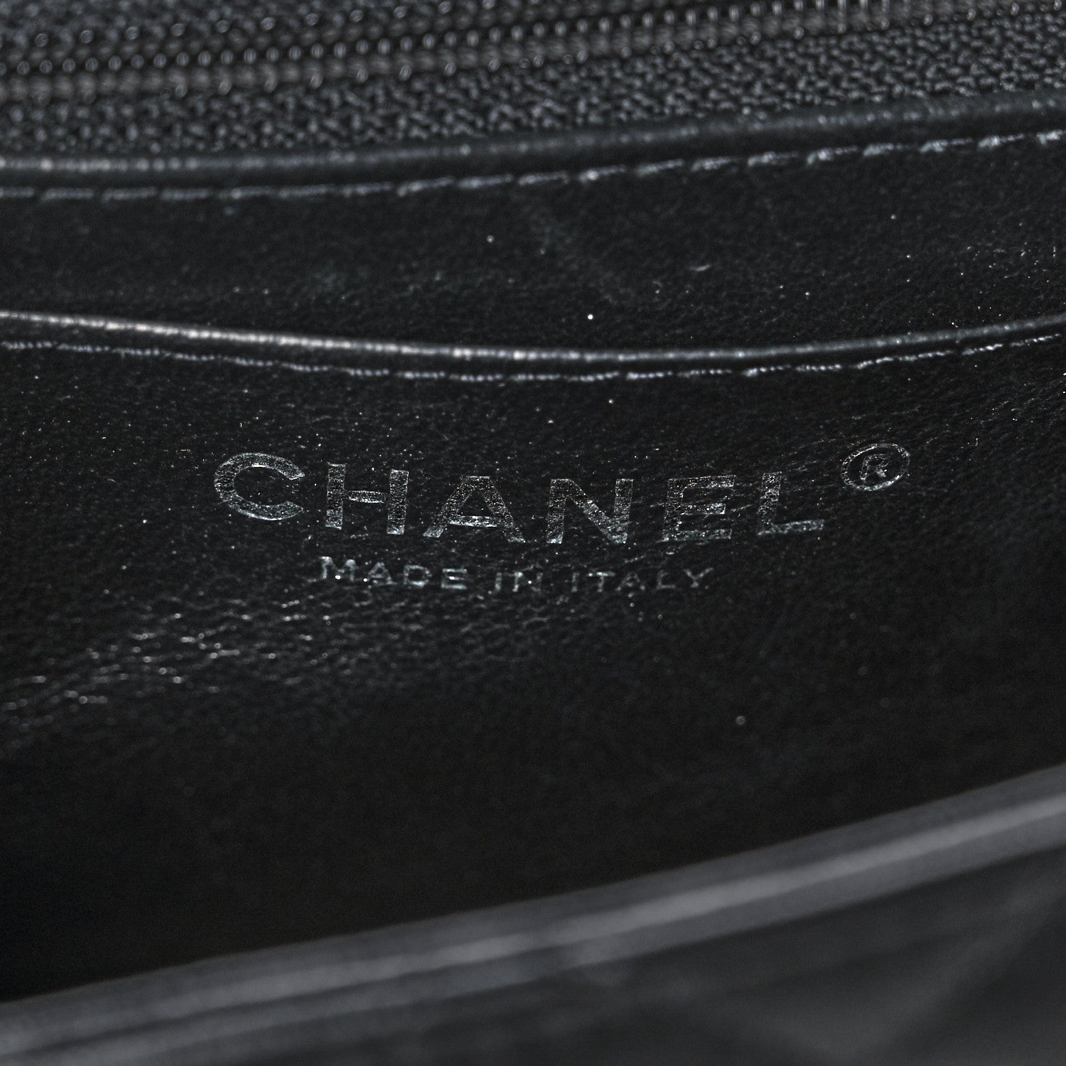 Chanel Lambskin Quilted Mini Square Flap Black 6 of 14